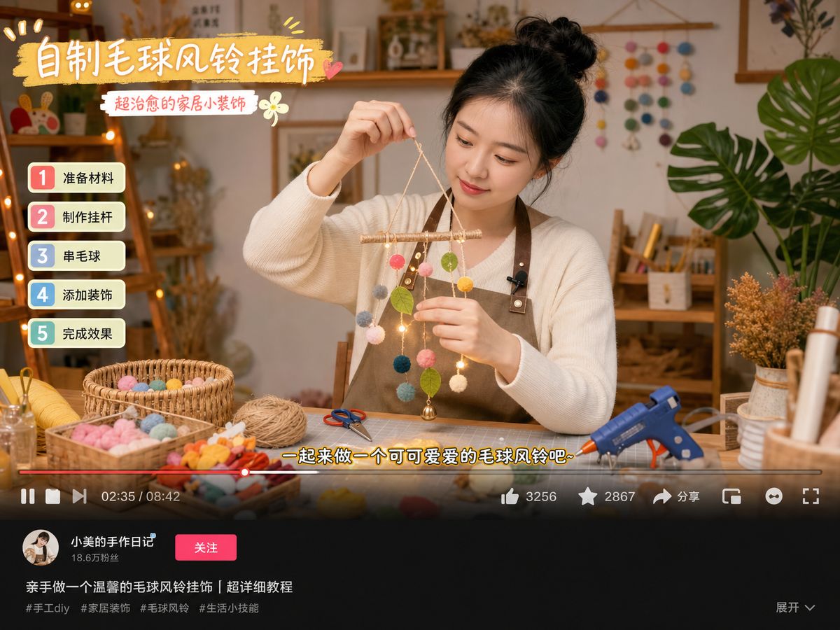 精神小妹DIY手工传媒教程